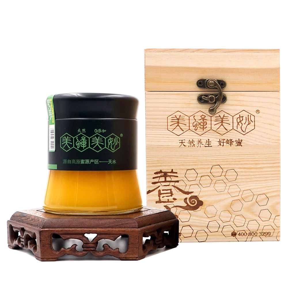 美蜂美妙高原野山花蜜礼盒